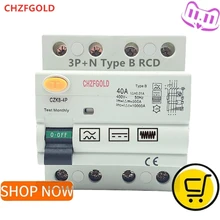 RCCB Type B RCD 2P 4P 63 Amp 10KA 230V 400V 30mA Residual Current Circuit Breaker
RCCB Type B RCD 2P 4P 63 Amp 10KA 230V 400V 30mA Residual Current Circuit Breaker