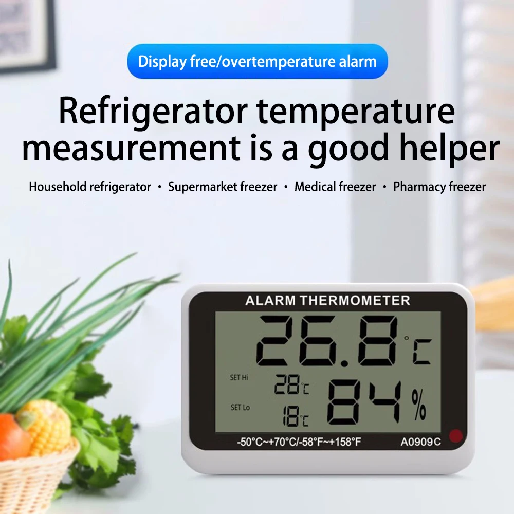 

CX-0909C Indoor Outdoor Thermometer Hygrometer Wireless Weather Station Temperature Humidity Monitor Inside Outside Thermometer