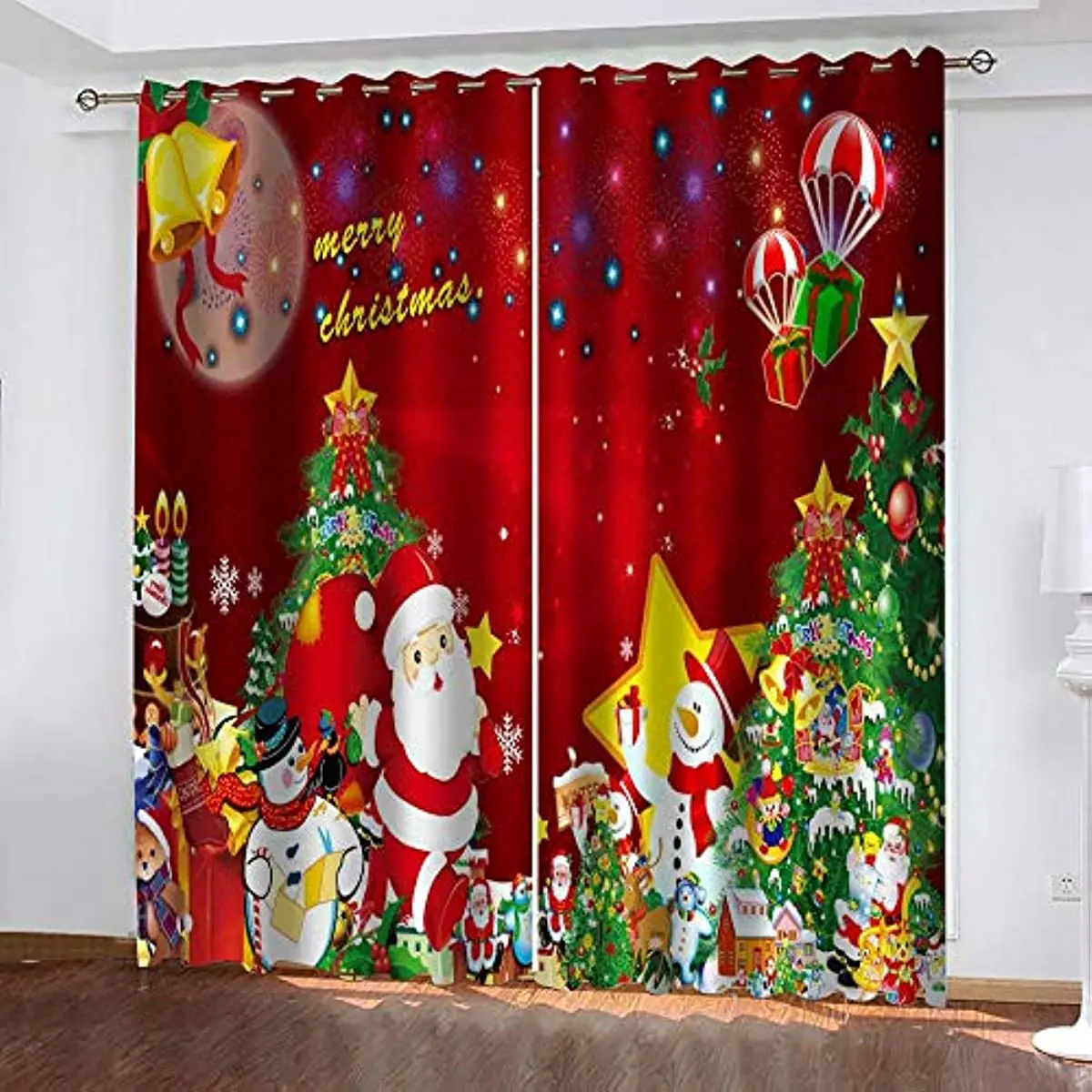 Рождественские украшения в виде Санта-Клауса, рождественские светонепроницаемые занавески s с 3D принтом, оконные занавески для спальни, гостиной, декоративные оконные принадлежности
Рождественские украшения в виде Санта-Клауса, рождественские светонепроницаемые занавески s с 3D принтом, оконные занавески для спальни, гостиной, декоративные оконные принадлежности
