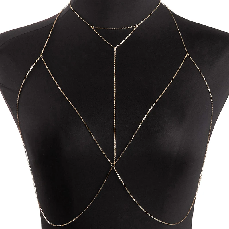 Bijoux de corps à sequins pour femmes, poitrine sexy, art du ventre, taille croisée, plage 1