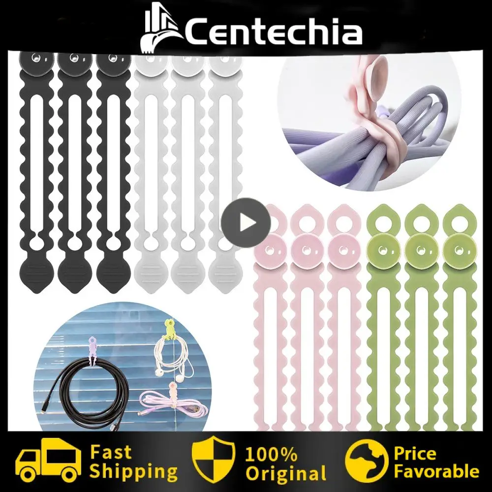 Silicone Wire Manager Silica Gel With Suction Cup Reusable Durable Buckle Design Winder Data Cable Winding Cable Tie
Silicone Wire Manager Silica Gel With Suction Cup Reusable Durable Buckle Design Winder Data Cable Winding Cable Tie