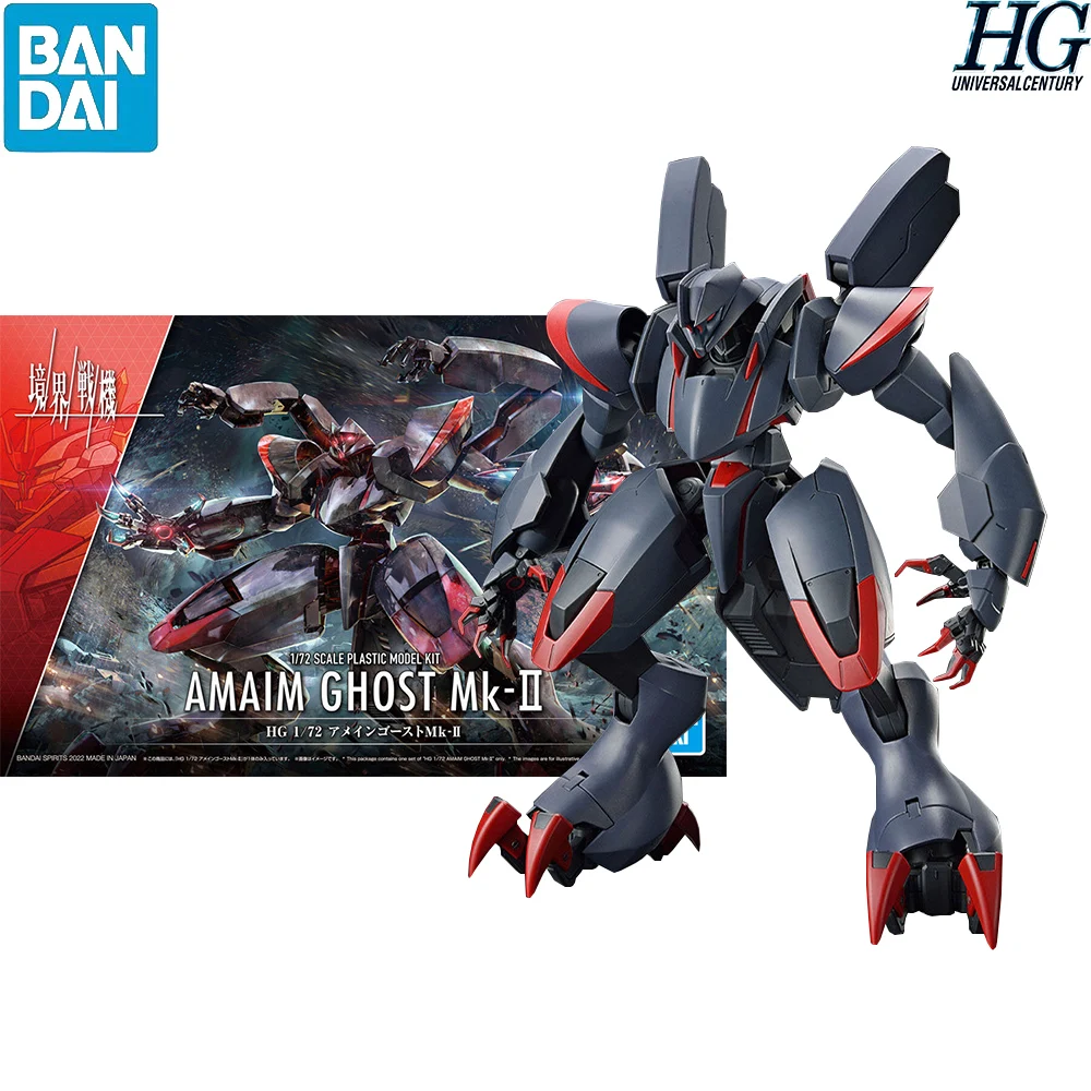 

In Stock Original BANDAI HG 1/72 KYOKAI-SENKI AMAIM GHOST MK2 Assembly Models Ver. Anime Action Figures Model Collection Toy