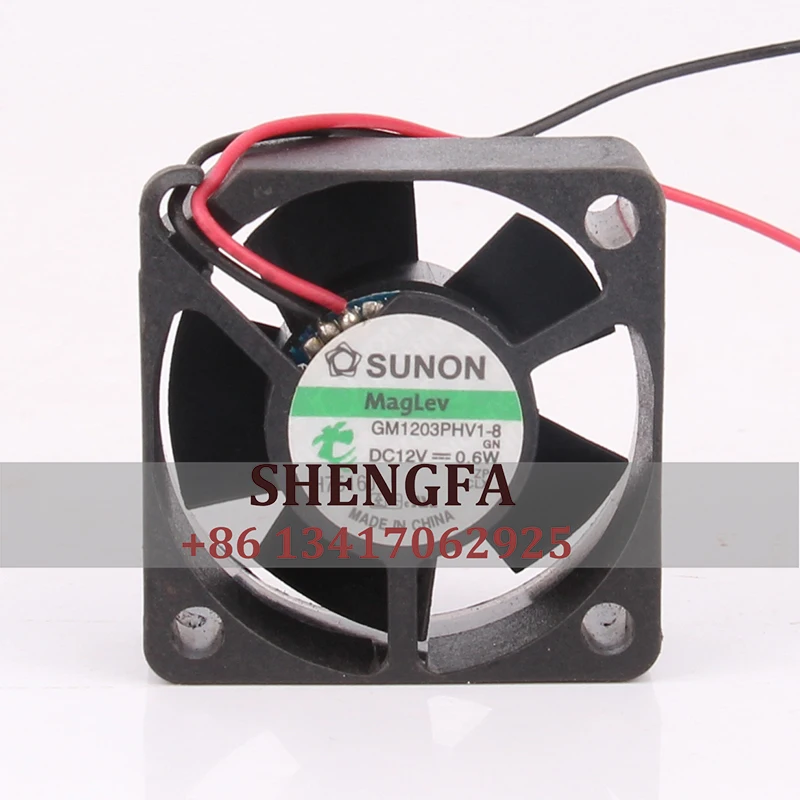 SUNON GM1203PHV1-8 Case Cooling Fan DC12V 30X30X15MM 0.6W 3CM 3015 Three wire Silent Axial Flow Centrifugal Industry
SUNON GM1203PHV1-8 Case Cooling Fan DC12V 30X30X15MM 0.6W 3CM 3015 Three wire Silent Axial Flow Centrifugal Industry
