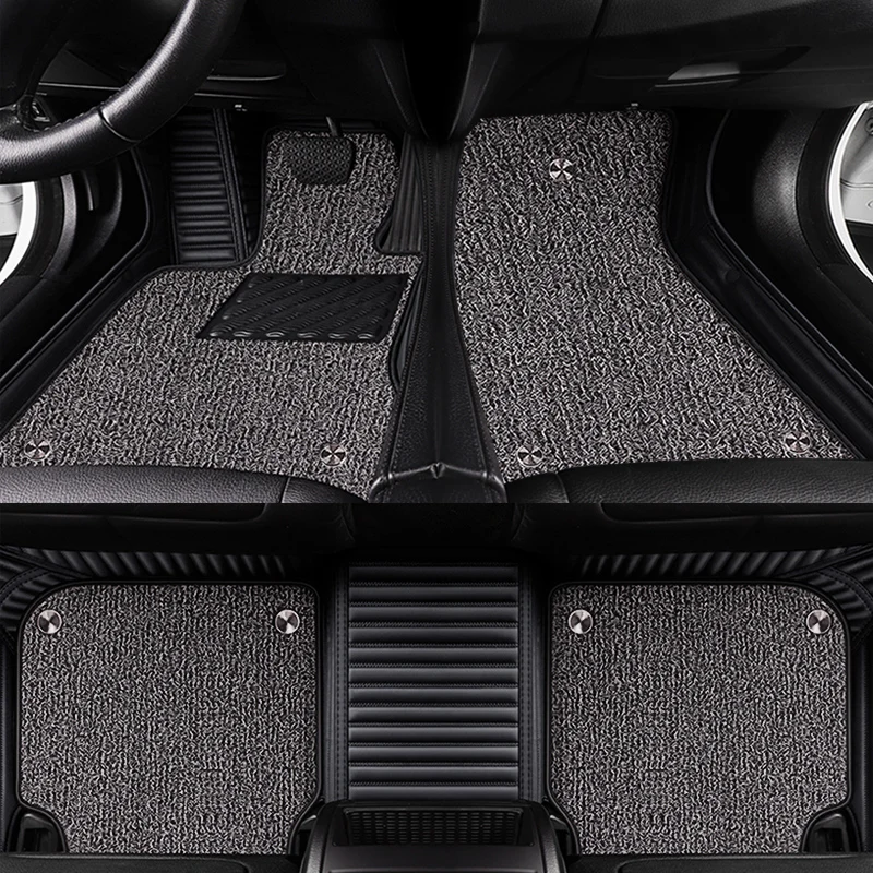 

Полосатый роскошный автомобильный 3D напольный коврик для Ford Explorer 5 Seat 2016-2020 Focus 2018-2023 2012-2017, детали интерьера, автомобильные аксессуары