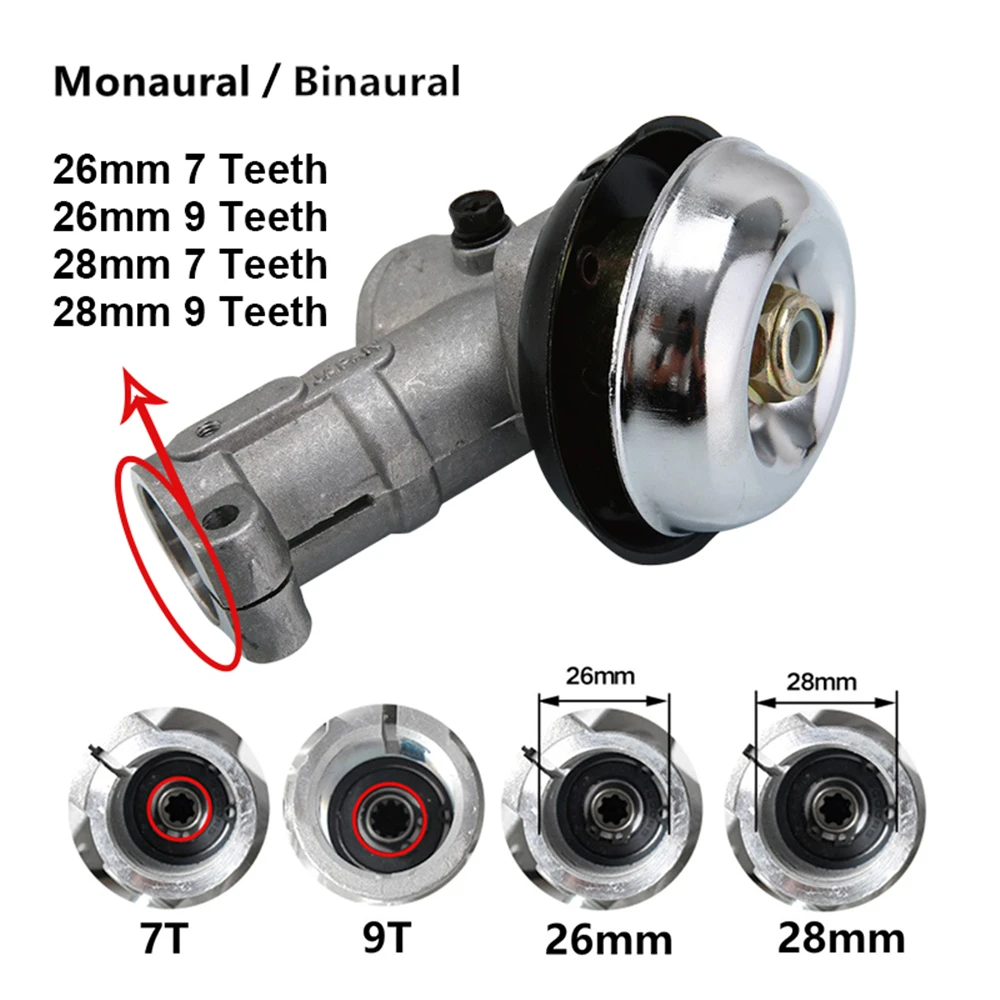 Head Gear Strimmer Brush box Grass Cutter 26/28mm Trimmer Mower Lawn Accessory Part
Head Gear Strimmer Brush box Grass Cutter 26/28mm Trimmer Mower Lawn Accessory Part