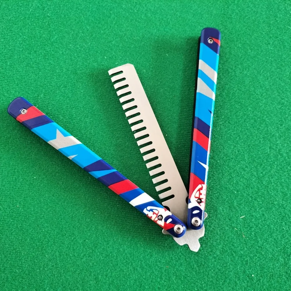 Hairdressing Foldable Comb Model Training Stainless Steel Moustache Brushe Game Peripheral
Hairdressing Foldable Comb Model Training Stainless Steel Moustache Brushe Game Peripheral