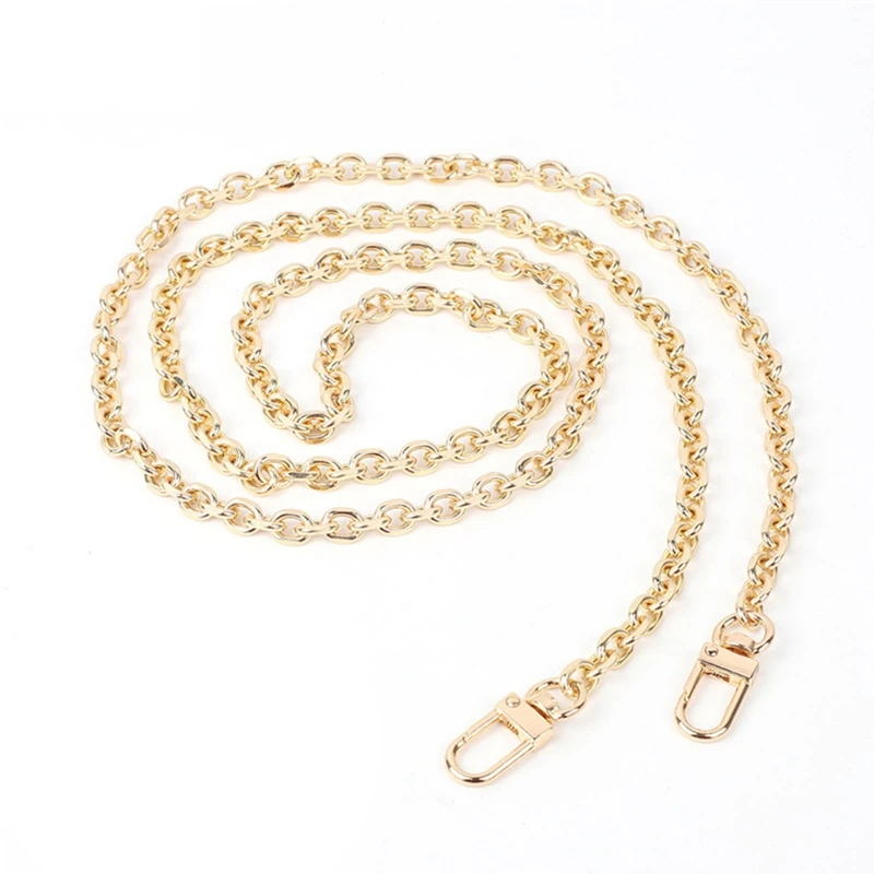 

120cm DIY Chain Strap Handbag Chains Accessories Lady Shoulder Bags Crossbody Replacement Straps with Metal Buckles Making