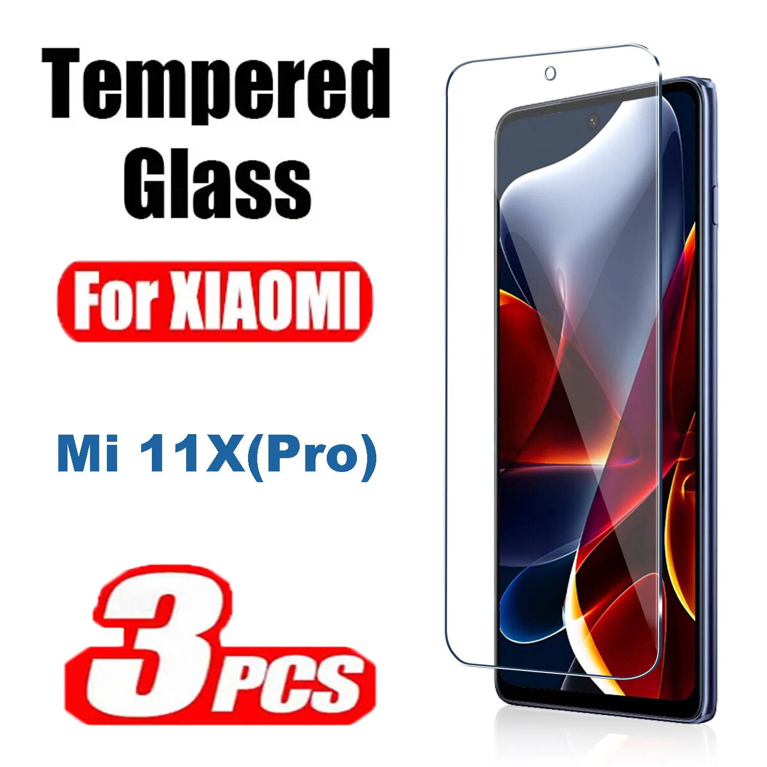 3PCS 9H HD Protective Tempered Glass for Xiaomi Mi 11X Pro Screen Protectors Glass Films
3PCS 9H HD Protective Tempered Glass for Xiaomi Mi 11X Pro Screen Protectors Glass Films