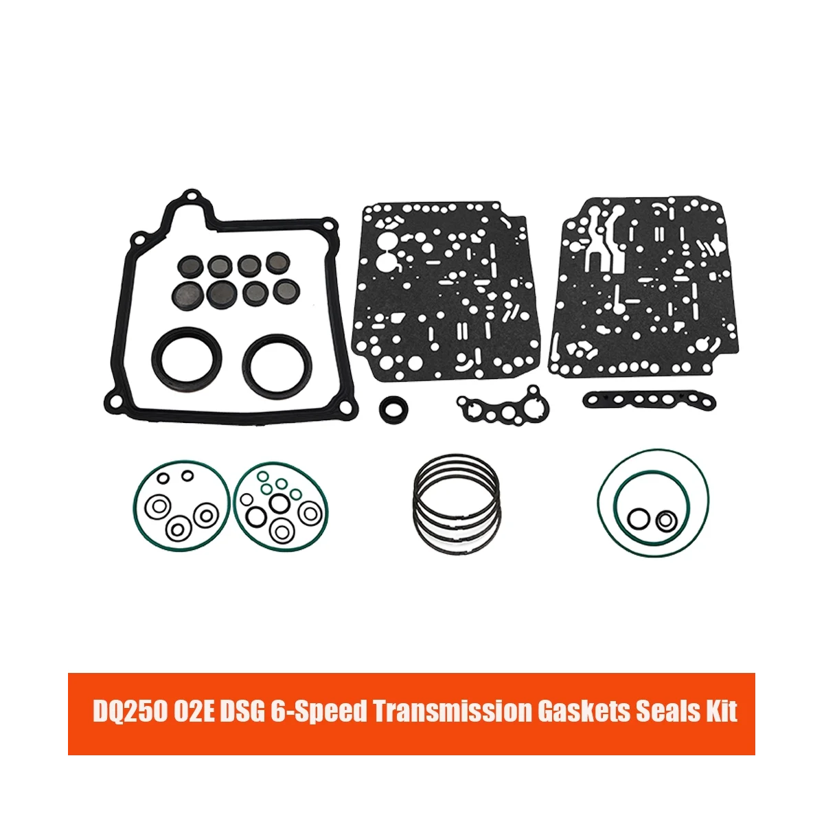 DQ250 02E DSG Gearbox Repair Set for Audi A3 Q3 Seta Skoda Beetle Golf Jetta 6-Speed Transmission Gaskets Seals Kit
DQ250 02E DSG Gearbox Repair Set for Audi A3 Q3 Seta Skoda Beetle Golf Jetta 6-Speed Transmission Gaskets Seals Kit