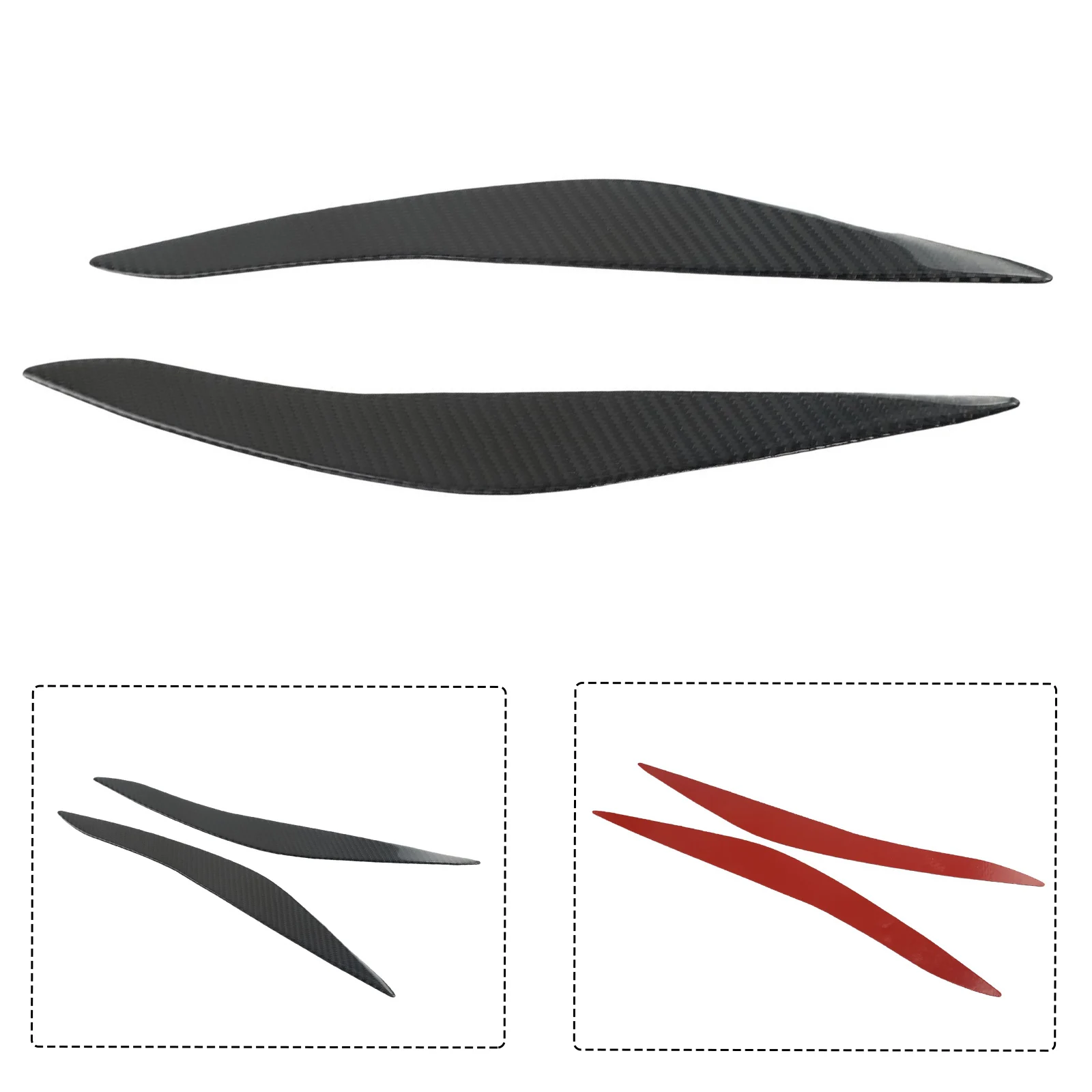 Headlight Eyebrow Eye Lid Cover Trim Easy To Install Eyelid Sport Cover Trim Kit Set Stickers 2PCS Cabon Fiber
Headlight Eyebrow Eye Lid Cover Trim Easy To Install Eyelid Sport Cover Trim Kit Set Stickers 2PCS Cabon Fiber