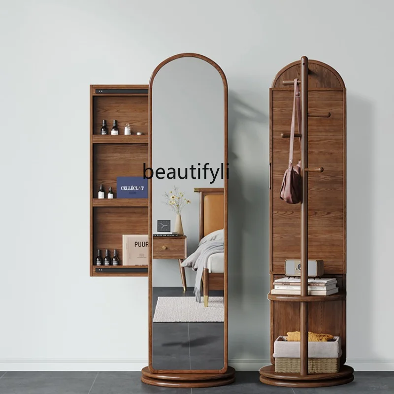 Nordic Full-Length Mirror Full-Length Mirror Bedroom Hanger Integrated Rotatable Floor Mirror Dressing Mirror
Nordic Full-Length Mirror Full-Length Mirror Bedroom Hanger Integrated Rotatable Floor Mirror Dressing Mirror