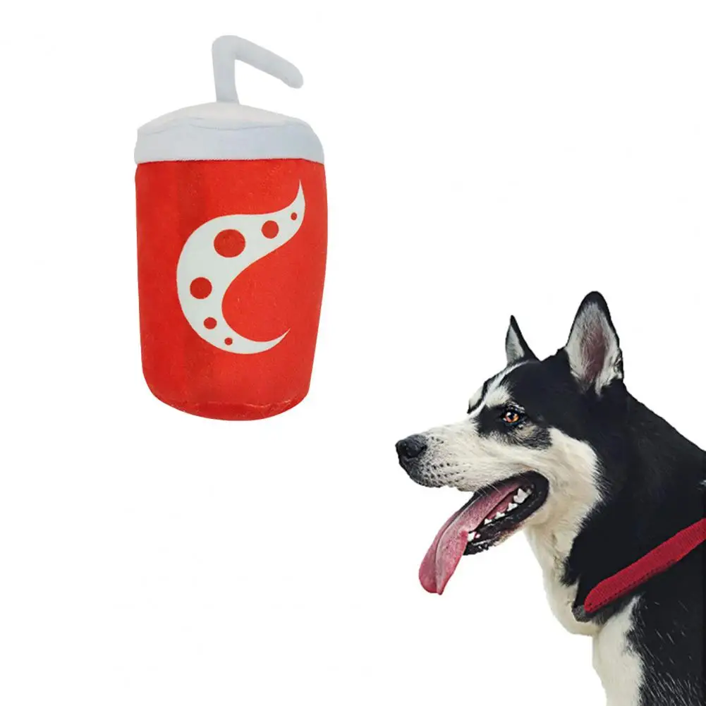 Easy to Clean Dog Toy Plush Pet Squeaker Toy Bite-resistant Pizza Cola Shape for Anxiety Relief Teeth Grinding Boredom for Dogs
Easy to Clean Dog Toy Plush Pet Squeaker Toy Bite-resistant Pizza Cola Shape for Anxiety Relief Teeth Grinding Boredom for Dogs