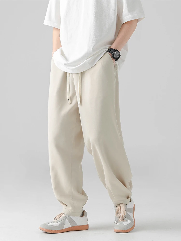 Solid Color Casual Loose Trousers Men's Work Casual Pants Loose Can Be Adjusted with Foot Trousers Casual Pants Men Clothing
Solid Color Casual Loose Trousers Men's Work Casual Pants Loose Can Be Adjusted with Foot Trousers Casual Pants Men Clothing