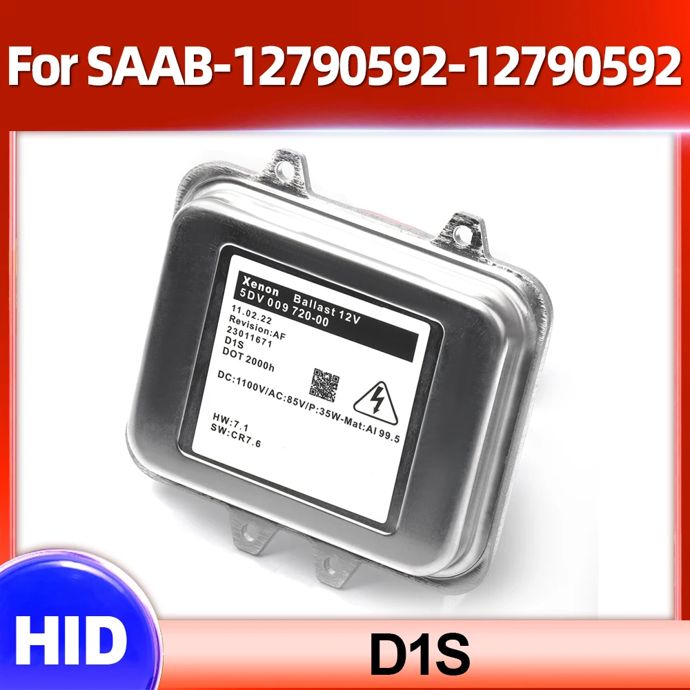 Xenon Headlight Ballast Control Unit D1S HID Xenon Lamps Ballast Car Accessories OEM 5DV009720-00 For SAAB-12790592-12790592
Xenon Headlight Ballast Control Unit D1S HID Xenon Lamps Ballast Car Accessories OEM 5DV009720-00 For SAAB-12790592-12790592