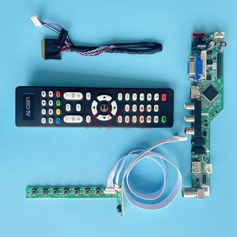 Драйвер платы контроллера для LP140WH1 LP140WH4, 40 контактов, LVDS, экран для аналогового ТВ ноутбука 1366*768, комплект «сделай сам», VGA + HDMI + AV + USB 14"
Драйвер платы контроллера для LP140WH1 LP140WH4, 40 контактов, LVDS, экран для аналогового ТВ ноутбука 1366*768, комплект «сделай сам», VGA + HDMI + AV + USB 14"
