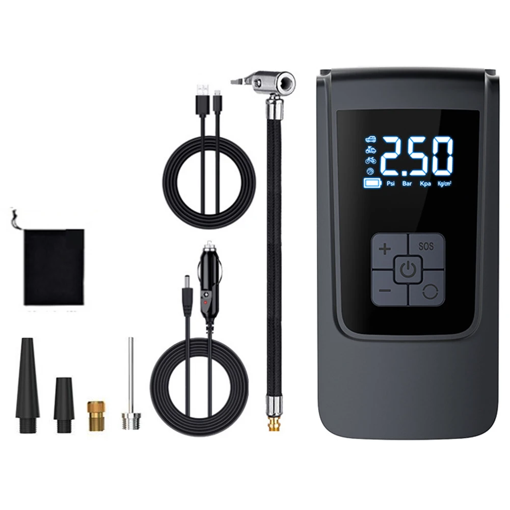 7.4/12V Car Tire Inflator LED Light Smart Air Compressor Mini Tire Pump Electric Inflator Pump for Vehicle Truck Motorbike Balls
7.4/12V Car Tire Inflator LED Light Smart Air Compressor Mini Tire Pump Electric Inflator Pump for Vehicle Truck Motorbike Balls