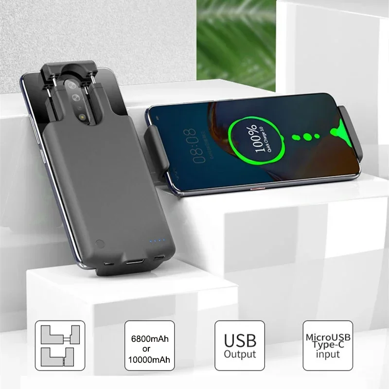 Universal Battery Charger Case for IPhone 13 12 11 Pro XR Samsung Huawei Xiaomi Power Bank Battery Charger Case Adjustable Cover
Universal Battery Charger Case for IPhone 13 12 11 Pro XR Samsung Huawei Xiaomi Power Bank Battery Charger Case Adjustable Cover