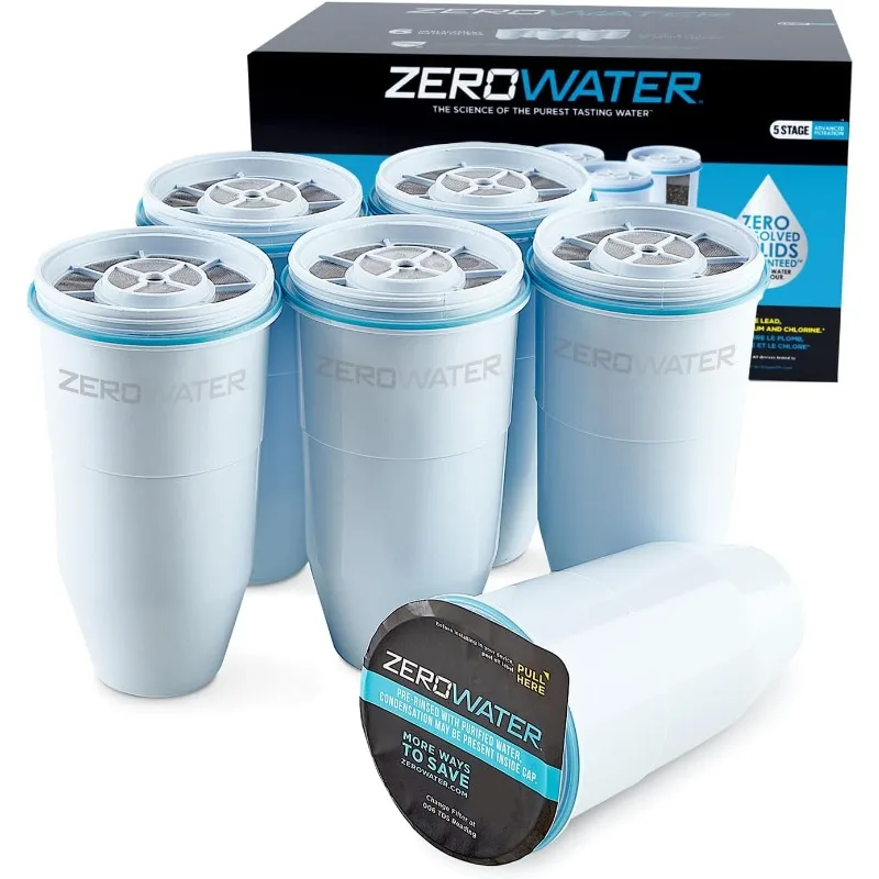 Официальная Замена ZeroWater-5-ступенчатая Замена TDS-элемент системы, сертифицированный для уменьшения свинца 
Официальная Замена ZeroWater-5-ступенчатая Замена TDS-элемент системы, сертифицированный для уменьшения свинца