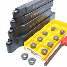 SRDPN1010 SRDPN1212 SRDPN1616 SRDPN2020 SRDPN2525 Screw type cylindrical cutter bar is applicable to 10PC RPMT10T3 RCGT10T3 SRDPN1010 SRDPN1212 SRDPN1616 SRDPN2020 SRDPN2525 Screw type cylindrical cutter bar is applicable to 10PC RPMT10T3 RCGT10T3