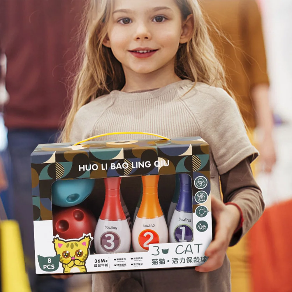 Children Bowling Toys Kids Bowling Pin Bowling Ball Set Outdoor Indoor Sports Games Toys Parent-Child Interactive Toys
Children Bowling Toys Kids Bowling Pin Bowling Ball Set Outdoor Indoor Sports Games Toys Parent-Child Interactive Toys