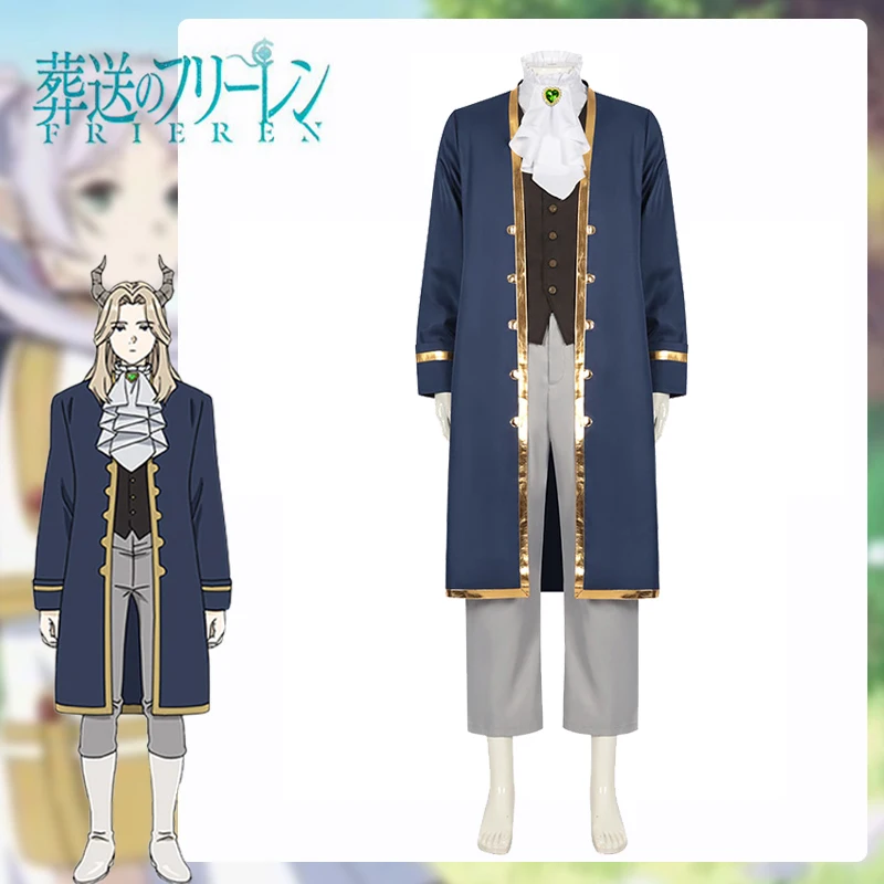 The Lugner Cosplay Anime Frieren at the Funeral Elegant Devil Deep Blue Coat Men cos Daily Outfit Costume F
The Lugner Cosplay Anime Frieren at the Funeral Elegant Devil Deep Blue Coat Men cos Daily Outfit Costume F