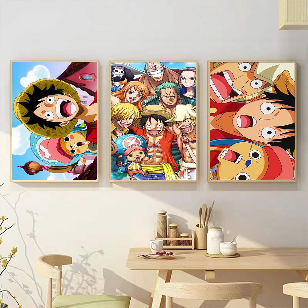 Modern Japanese Anime Luffy Posters One Piece Wall Art Prints Chopper Usopp Image Canvas Painting Home Decoration Living Room
Modern Japanese Anime Luffy Posters One Piece Wall Art Prints Chopper Usopp Image Canvas Painting Home Decoration Living Room