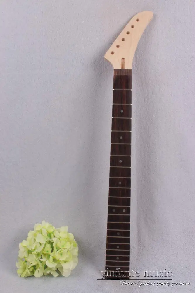 Yinfente 22fret Guitar Neck Replacement 25.5inch Maple Rosewood Fretboard Banana Style
Yinfente 22fret Guitar Neck Replacement 25.5inch Maple Rosewood Fretboard Banana Style