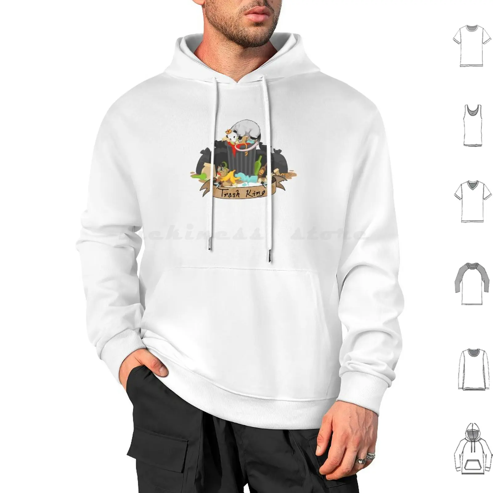 Trash King Hoodies Long Sleeve Racoon Raccoon Trash Garbage Trash Can Humor Animal Tarot Magical Spell New Age Witches
Trash King Hoodies Long Sleeve Racoon Raccoon Trash Garbage Trash Can Humor Animal Tarot Magical Spell New Age Witches