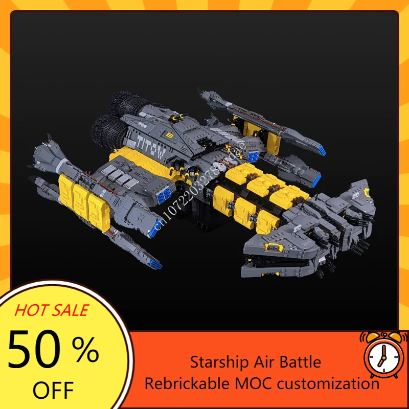 5873PCS MOC Space Battle Battlecruiser - StarCraft Model Building Blocks Technology Bricks DIY Creative Assembly Toys Kids Gifts
5873PCS MOC Space Battle Battlecruiser - StarCraft Model Building Blocks Technology Bricks DIY Creative Assembly Toys Kids Gifts