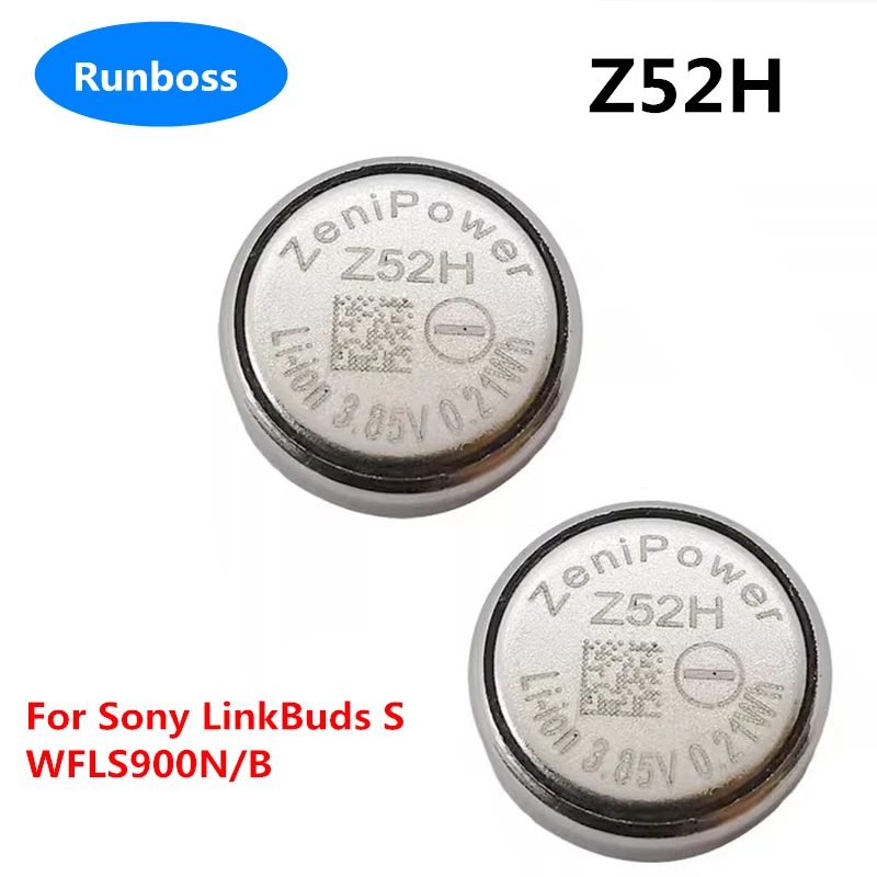 

2PCS/Lot ZeniPower 1240 Z52H 3.85V Battery for Sony LinkBuds S WFLS900N/B WF-LS900N WF-LS900B Truly Wireless Earbud Earphone