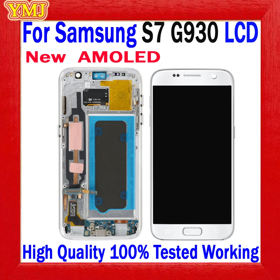 High Quality Super AMOLED LCD For Samsung Galaxy S7 G930 And S7 Edge G935 Touch Screen Digitizer 100% Tested Full Working
High Quality Super AMOLED LCD For Samsung Galaxy S7 G930 And S7 Edge G935 Touch Screen Digitizer 100% Tested Full Working