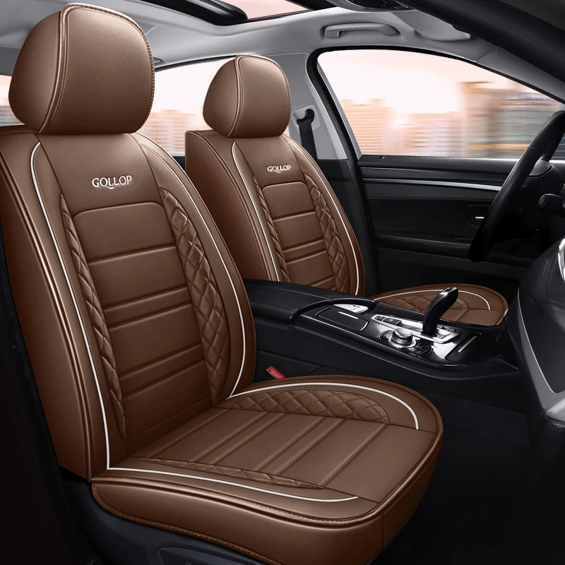 

BHUAN Car Seat Cover Leather For Cadillac All Models SRX CTS CT4 CT5 XT4 CT6 SLS ATS ATSL XTS XT5 CT6 Escalade Auto Accessories