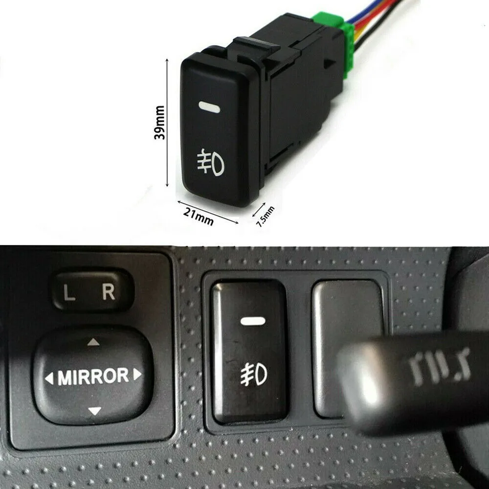 39mm OEM Dual Push Button Switch Push Button LED Bar Fog Lights For Toyota For Tacoma LED Bar Fog Lights - Yellow Lights
39mm OEM Dual Push Button Switch Push Button LED Bar Fog Lights For Toyota For Tacoma LED Bar Fog Lights - Yellow Lights
