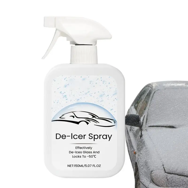 

150ml Windshield Deicer Spray Window Defroster Ice Melt Spray Agent Anti Icing, Defrosting Snow Melting And Deicing Agent