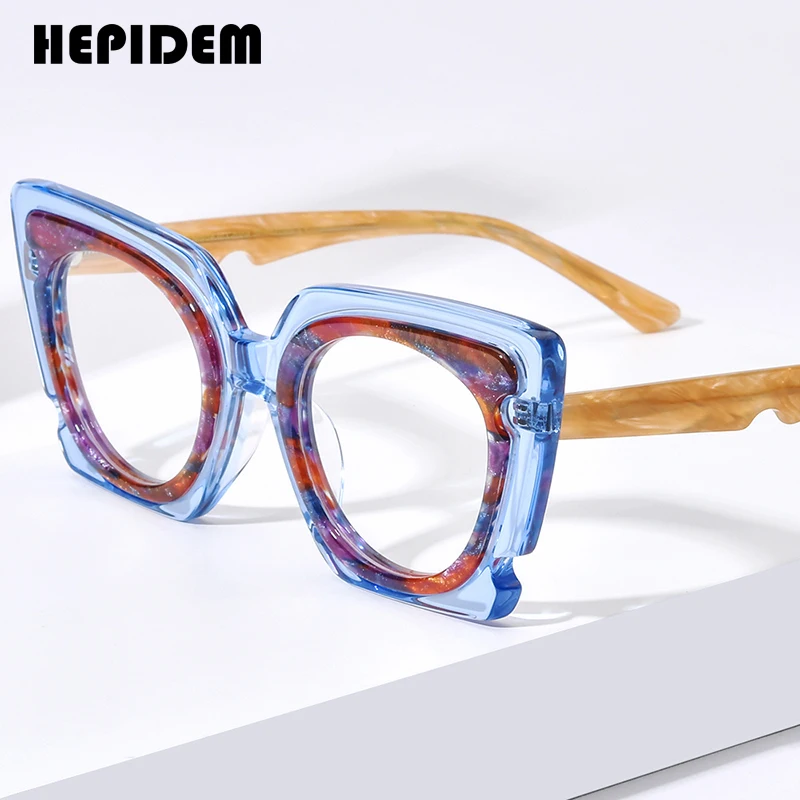 HEPIDEM Acetate Optical Glasses Frame Women 2024 New Fashion Cat Eye Eyeglasses Optical Myopia Spectacles Eyewear H9353
HEPIDEM Acetate Optical Glasses Frame Women 2024 New Fashion Cat Eye Eyeglasses Optical Myopia Spectacles Eyewear H9353