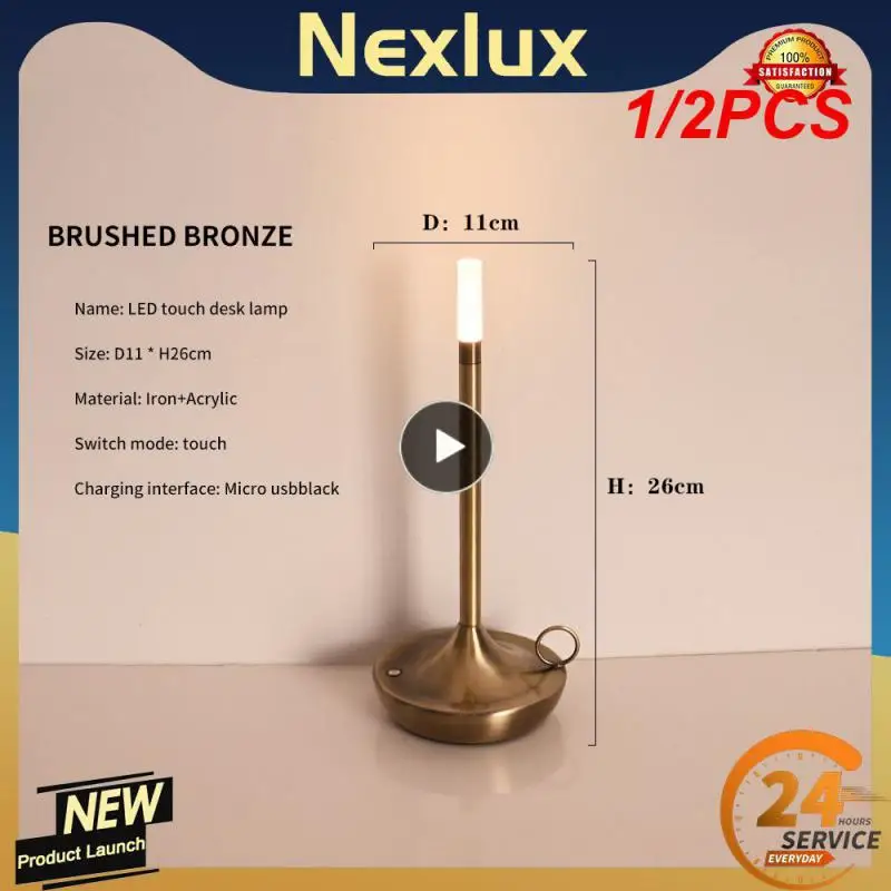 1/2PCS Table Lamp for Bedroom Rechargeable Wireless Touch Lamp Camping Candle Creative Lamp Rechargeable USB-C Deskbar Table
1/2PCS Table Lamp for Bedroom Rechargeable Wireless Touch Lamp Camping Candle Creative Lamp Rechargeable USB-C Deskbar Table