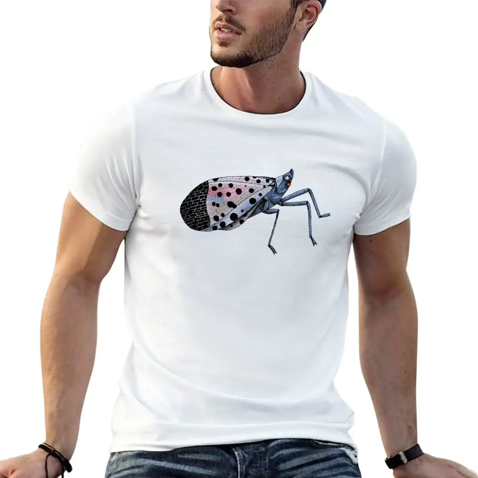 Lycorma delicatula T-Shirt boys animal print tops workout shirts for men
Lycorma delicatula T-Shirt boys animal print tops workout shirts for men
