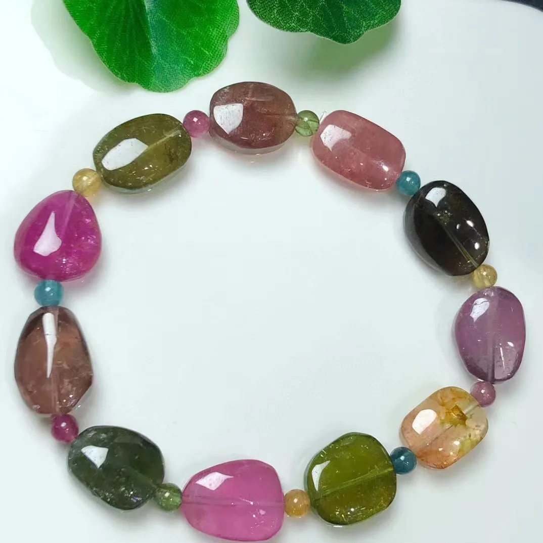 Special Creative Natural 9*12mm To 10*22mm Tourmaline Crystal Healing Gemstone Free Form Bracelet Fashion Jewelry Gift
Special Creative Natural 9*12mm To 10*22mm Tourmaline Crystal Healing Gemstone Free Form Bracelet Fashion Jewelry Gift