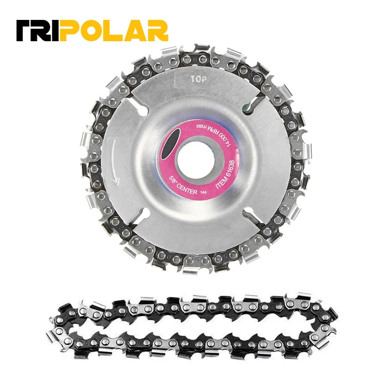 4 Inch 22 Teeth Chain Saw Blade Multifunction Angle Grinder Disc Machine Woodworking Wood Metal Grooving Discs Fine Cutting Tool
4 Inch 22 Teeth Chain Saw Blade Multifunction Angle Grinder Disc Machine Woodworking Wood Metal Grooving Discs Fine Cutting Tool