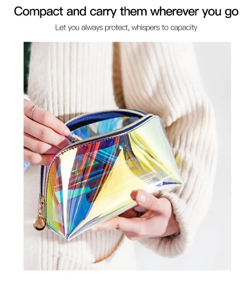 Laser Cosmetic Bag Ins Style Korean Cosmetics Semicircle Travel Buggy Bag Portable Dumpling Shaped Transparent Wash Bag 6 Mallzona S93b8b359e841444692dd50b08cbeef3eX Laser Cosmetic Bag Ins Style Korean Cosmetics Semicircle Travel Buggy Bag Portable Dumpling Shaped Transparent Wash Bag Mallzona
