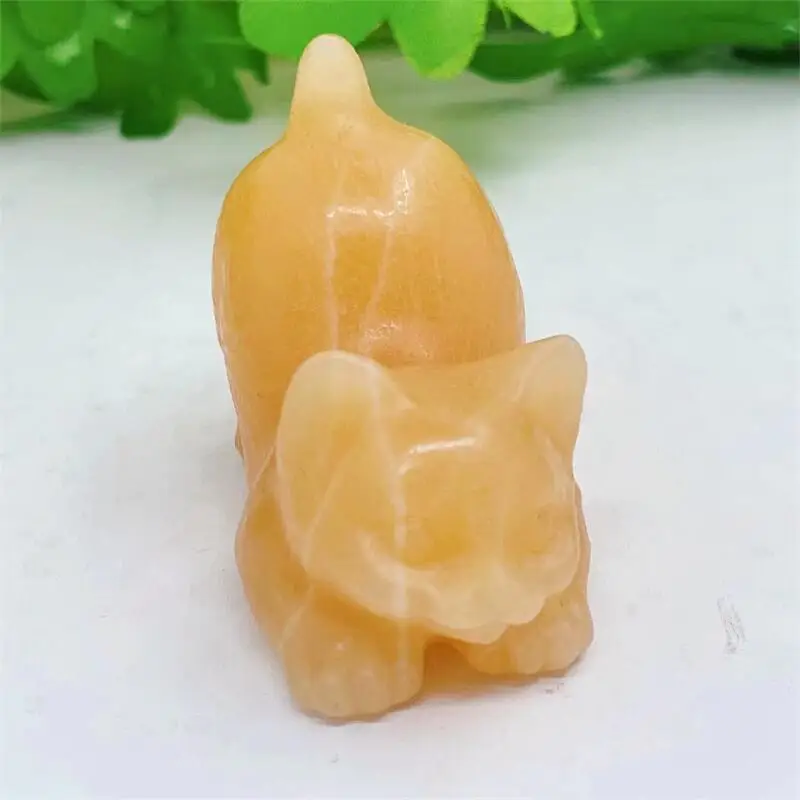 Натуральный желтый кальцит, 6 см, мультяшный Кот, кристалл, животное, красивый драгоценный камень для детской коллекции, 1 шт.
Натуральный желтый кальцит, 6 см, мультяшный Кот, кристалл, животное, красивый драгоценный камень для детской коллекции, 1 шт.