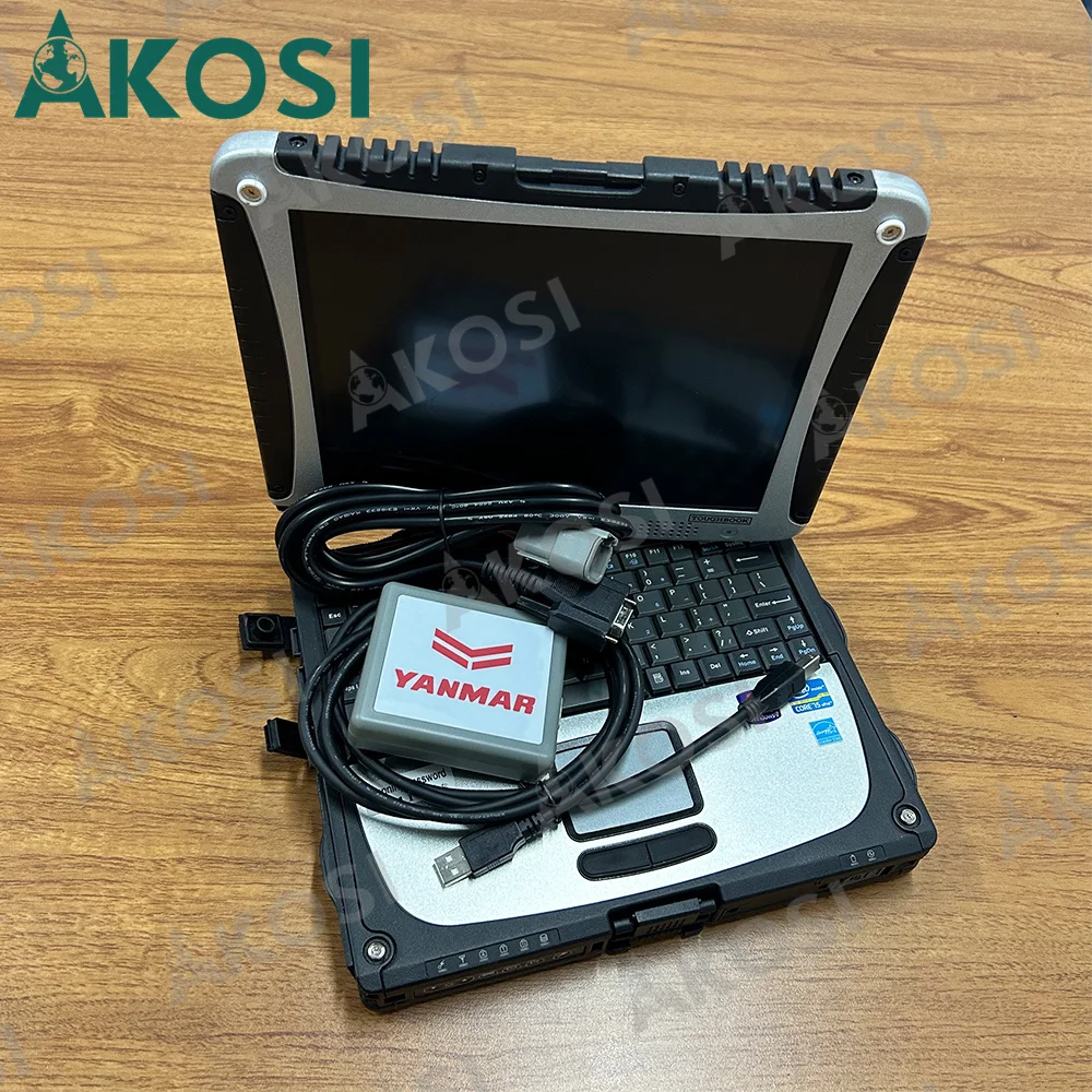 

Ready to use CF19 laptop+For Yanmar diagnostic tool For Yanmar diesel engine Agricultural Construction equipmen diagnostic tool