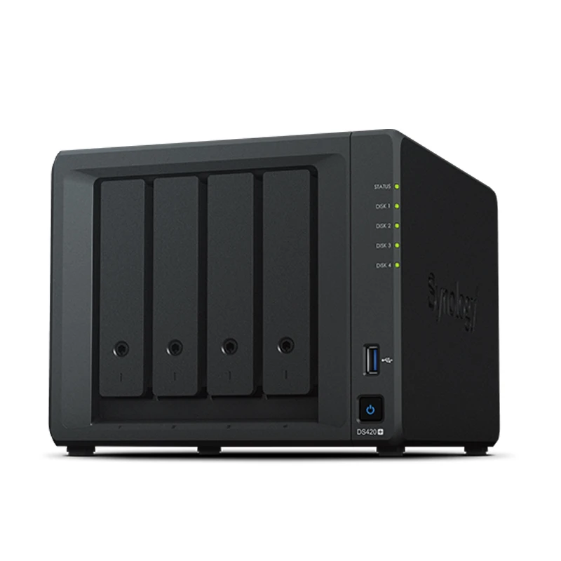 

New Synology DS420+ NAS 4 bays Network Cloud Storage Server Diskless