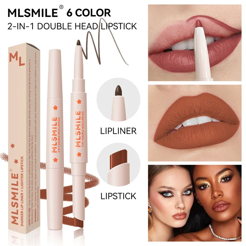 2 IN 1 Lip Liner Pen Matte Lipstick Pen Waterproof Long Lasting Lipstick Lip Contouring Non-stick Cup Lip Liner Pencil Makeup
2 IN 1 Lip Liner Pen Matte Lipstick Pen Waterproof Long Lasting Lipstick Lip Contouring Non-stick Cup Lip Liner Pencil Makeup