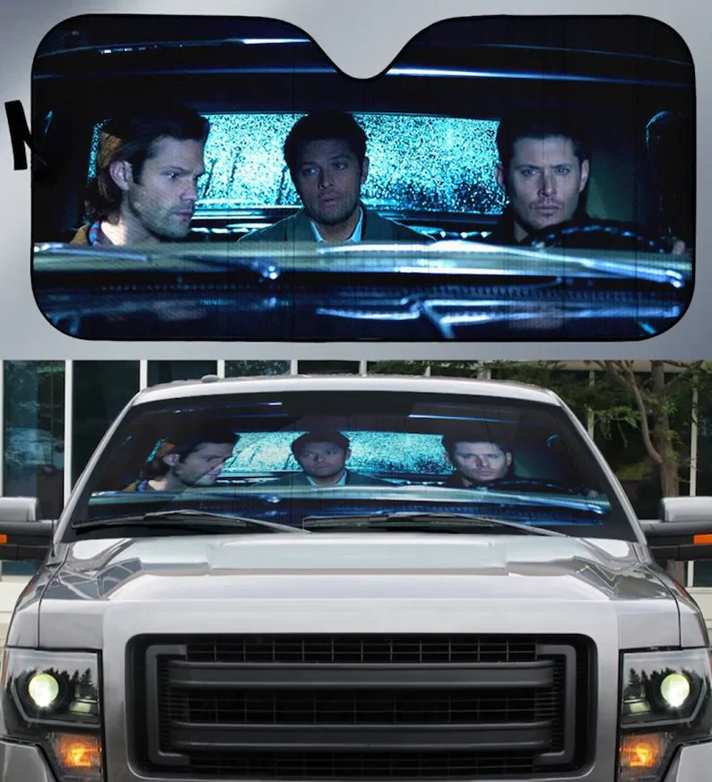 Supernatural Movies Sam Dean Winchester Castiel Car Sun Shade, Windshield, Car Accessories
Supernatural Movies Sam Dean Winchester Castiel Car Sun Shade, Windshield, Car Accessories