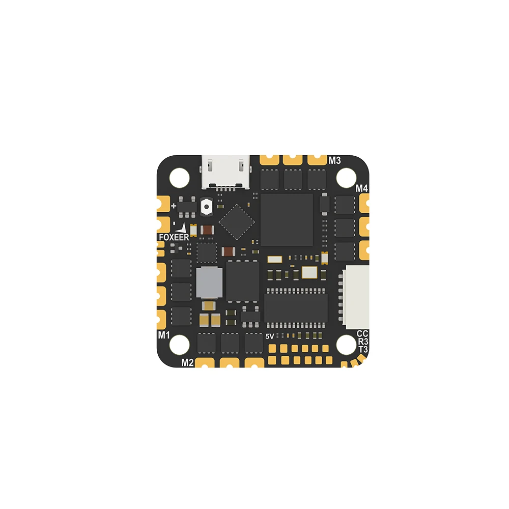 FOXEER Reaper F7 45A AIO Flight Controller ICM-42688 BlackBox F745 BLHELIS 45A 4in1 ESC 2-6S 25.5X25.5mm For FPV Cinewhoop Drone
FOXEER Reaper F7 45A AIO Flight Controller ICM-42688 BlackBox F745 BLHELIS 45A 4in1 ESC 2-6S 25.5X25.5mm For FPV Cinewhoop Drone