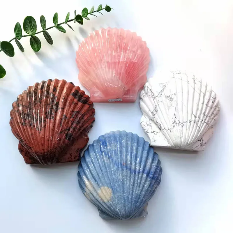 Wholesale Top Quality Natural Crystal Hand Carved Rose Quartz Shell For Home Decoration LDH.
Wholesale Top Quality Natural Crystal Hand Carved Rose Quartz Shell For Home Decoration LDH.