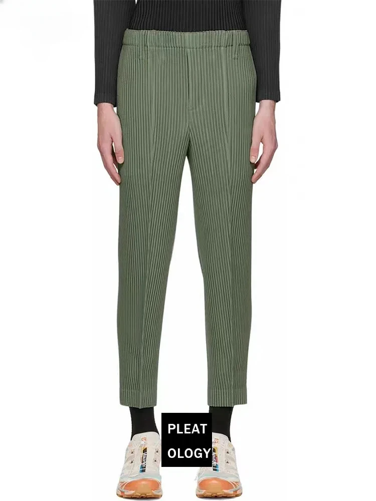 ALSEY Miyake Pleated Straight Pants Men's 2023 Autumn New Casual Simple Straight Plus Size Small Foot Nine-quarter Pant Clothing
ALSEY Miyake Pleated Straight Pants Men's 2023 Autumn New Casual Simple Straight Plus Size Small Foot Nine-quarter Pant Clothing