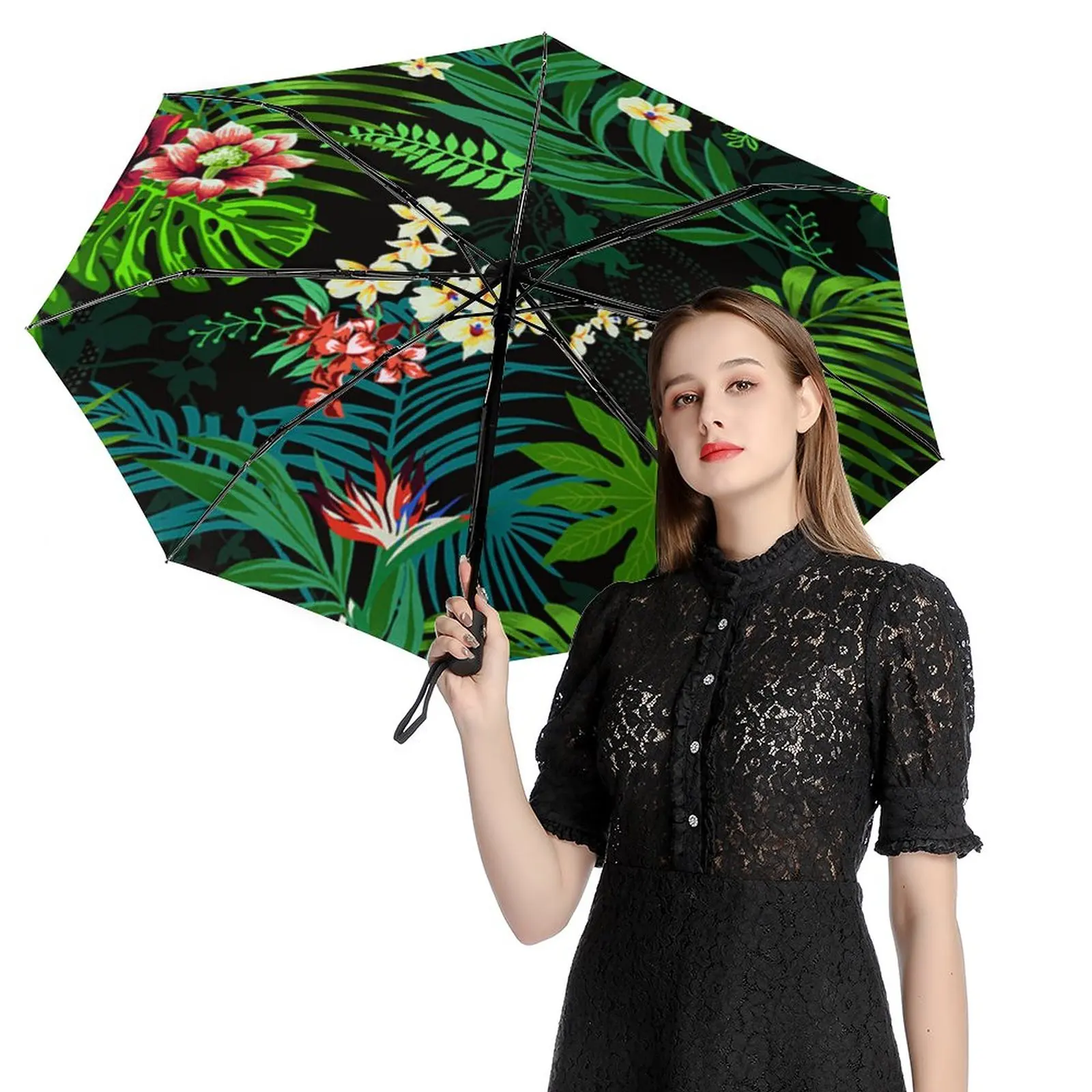 Automatic Umbrella Rain Sun Rain Anti Uv Windproof Beach Umbrella Girl Parasol Folding Parasol Umbrellas Rain Women Portable38
Automatic Umbrella Rain Sun Rain Anti Uv Windproof Beach Umbrella Girl Parasol Folding Parasol Umbrellas Rain Women Portable38