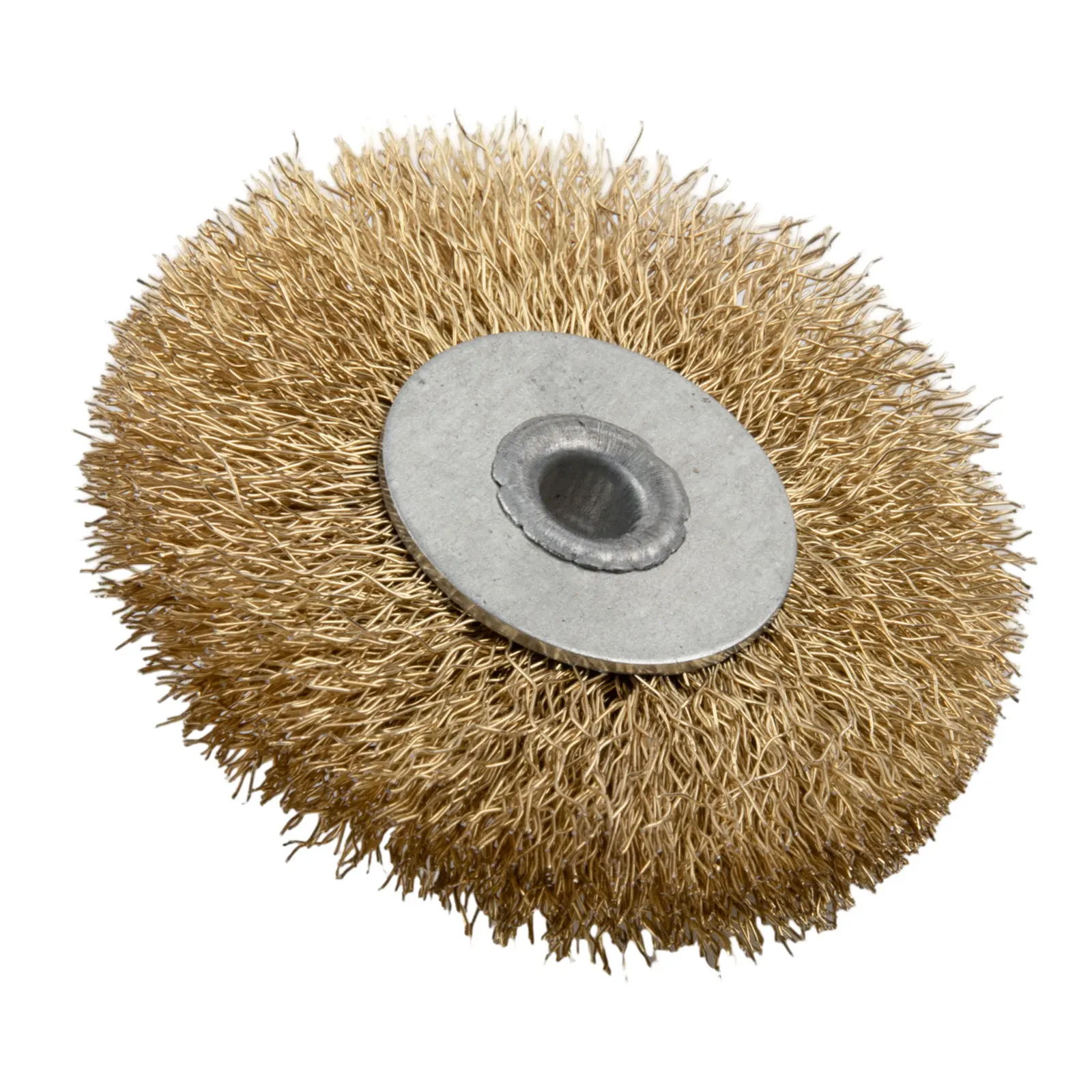 Heavy Duty 3In Crimped Wire Wheel Brush, Copper Plated Stainless Steel Material, Gold Color, Quick and Effective Cleaning
Heavy Duty 3In Crimped Wire Wheel Brush, Copper Plated Stainless Steel Material, Gold Color, Quick and Effective Cleaning
